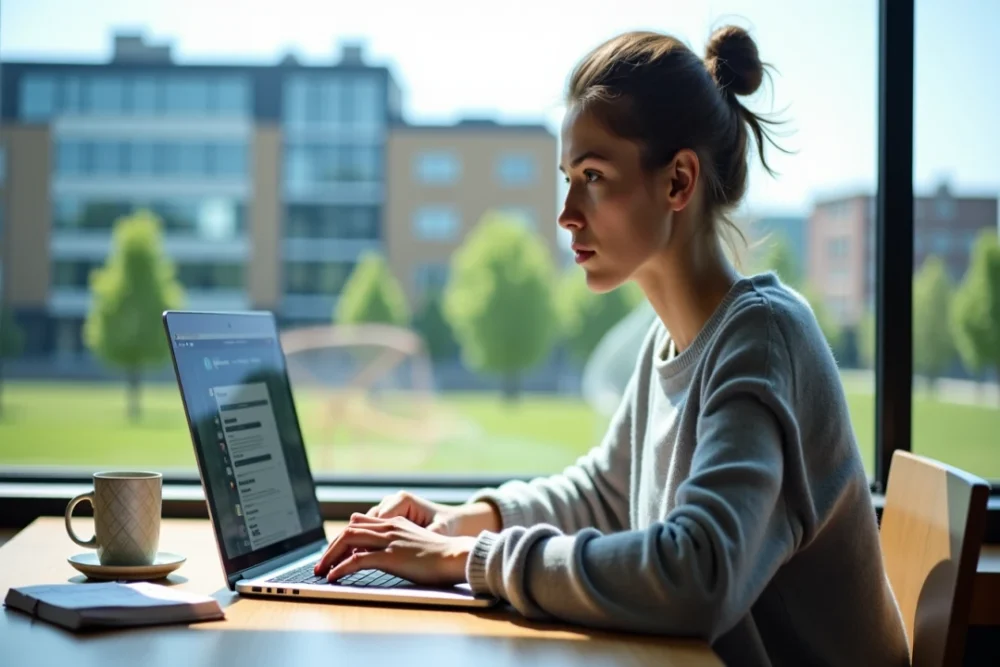 Comment poser sa candidature directement sur le site de l'école cube ?